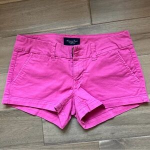 American Eagle Outfitters Women's Vibrant Pink Jean Shorts